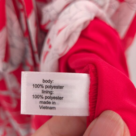 Lane Bryant floral maxi dress Plus Size 16 wrap bodice chiffon pink - Picture 10 of 12